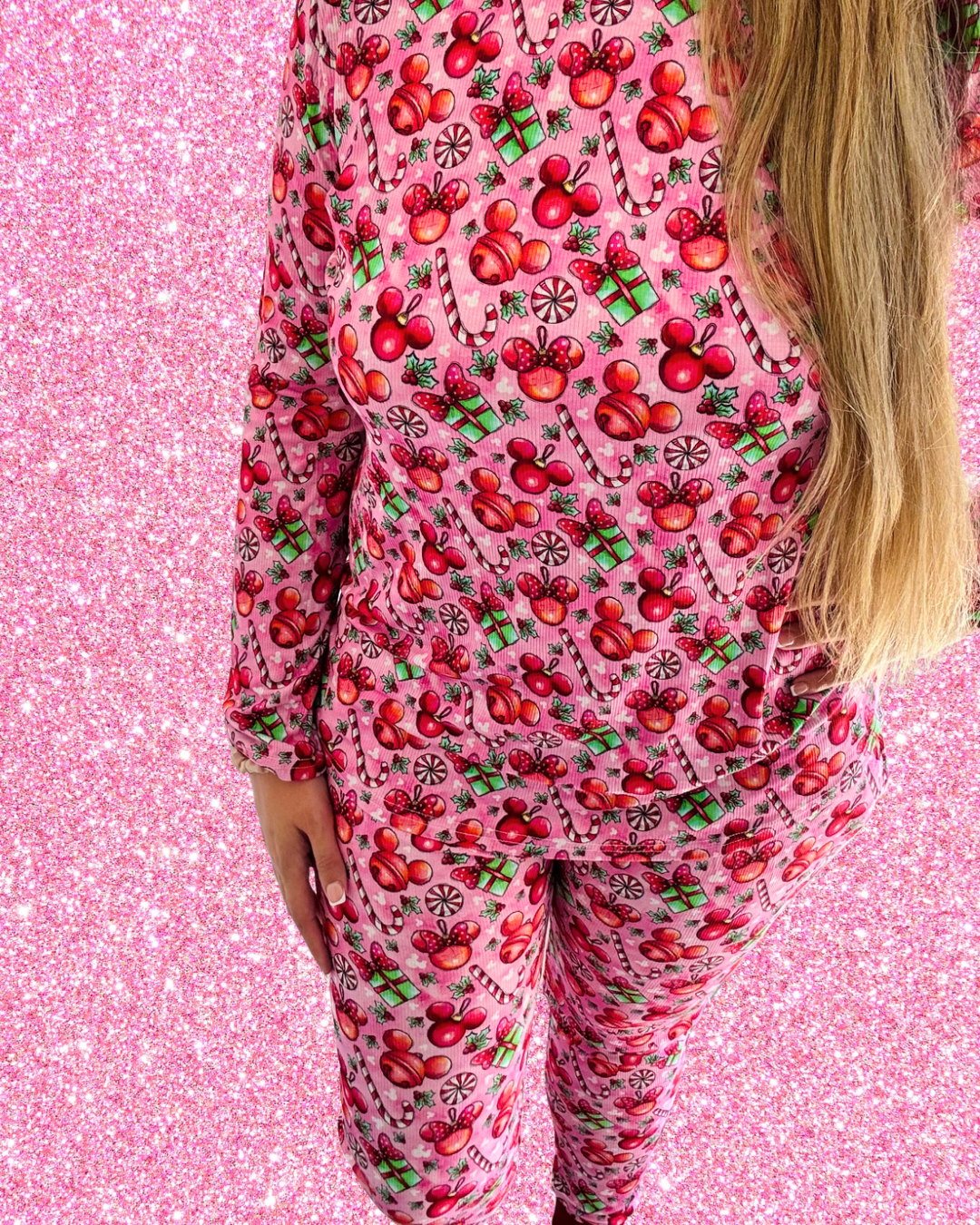 Mistletoe Magic Women’s Ribbed PJ Set
