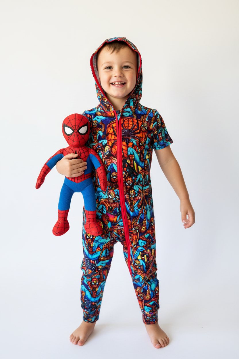 Everyday Hero Short Sleeve French Terry Daywear Hooded Zippy