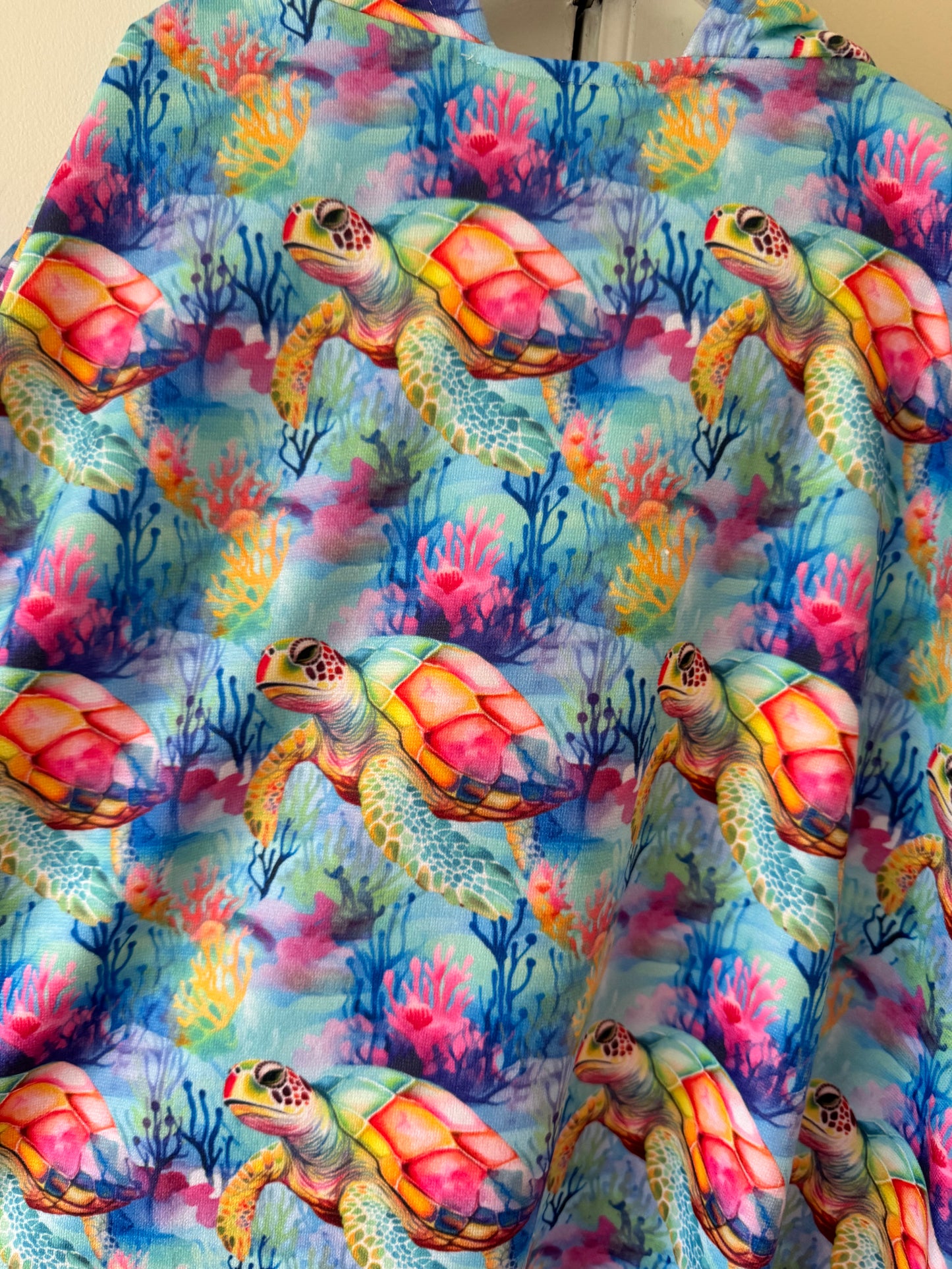 Turtle Hooded Beach Towel
