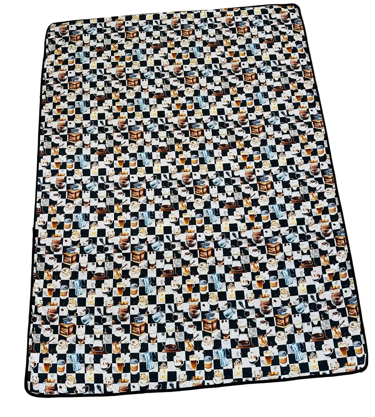 Cozy & Caffeinated Luxe Bamboo Minky Lush Blanket - 60x80