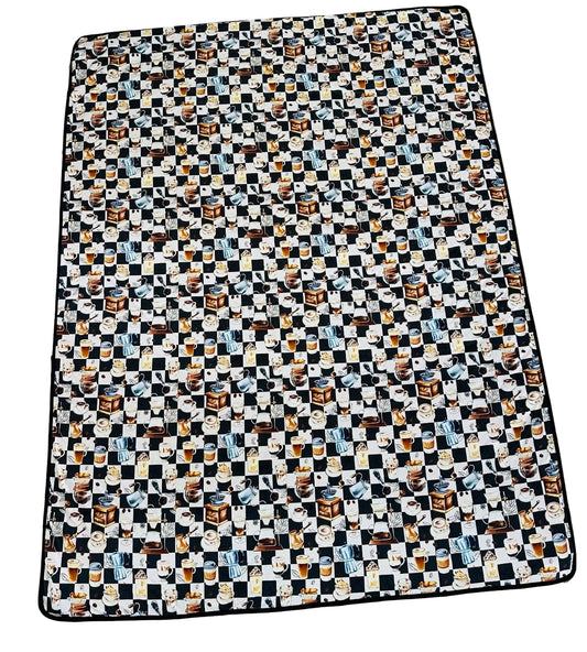 Cozy & Caffeinated Luxe Bamboo Minky Lush Blanket - 60x80
