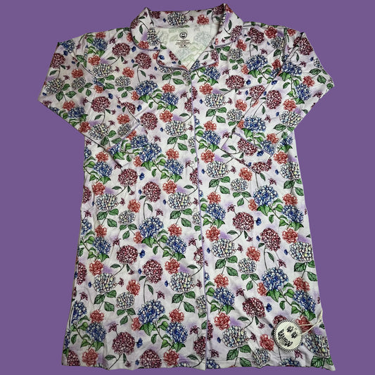 Beverly’s Garden Women’s Button Down Nightgown