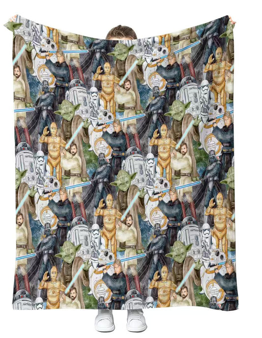 Sabers Plush Blanket 50x60