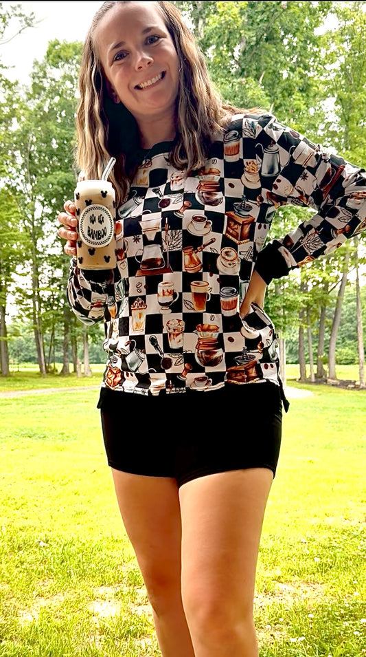 Cozy & Caffeinated Women’s French Terry Crewneck