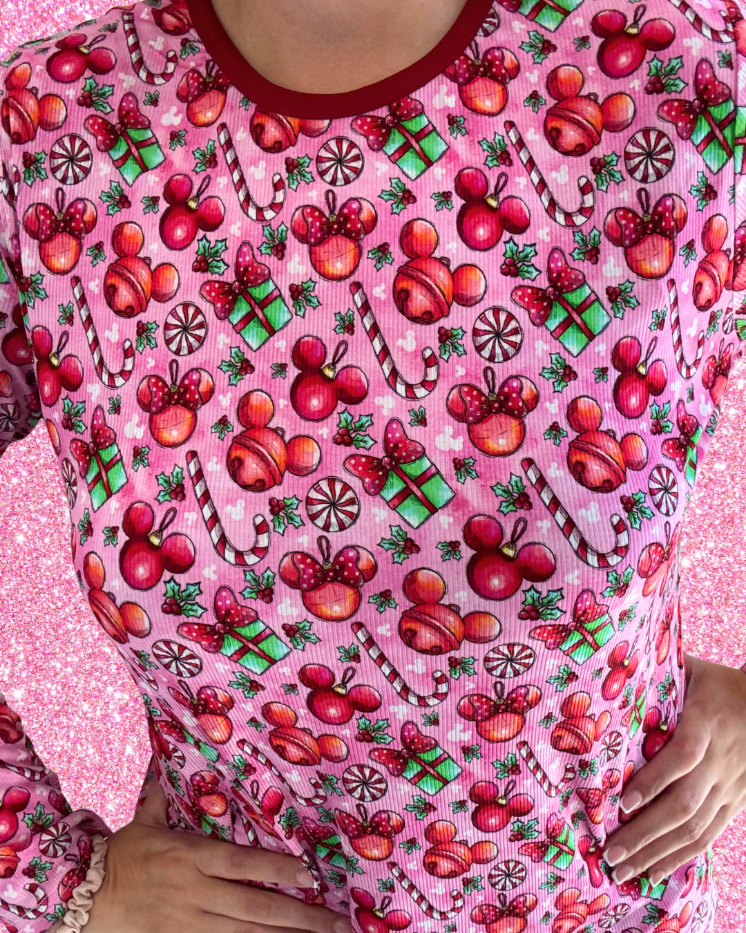 Mistletoe Magic Women’s Ribbed PJ Set