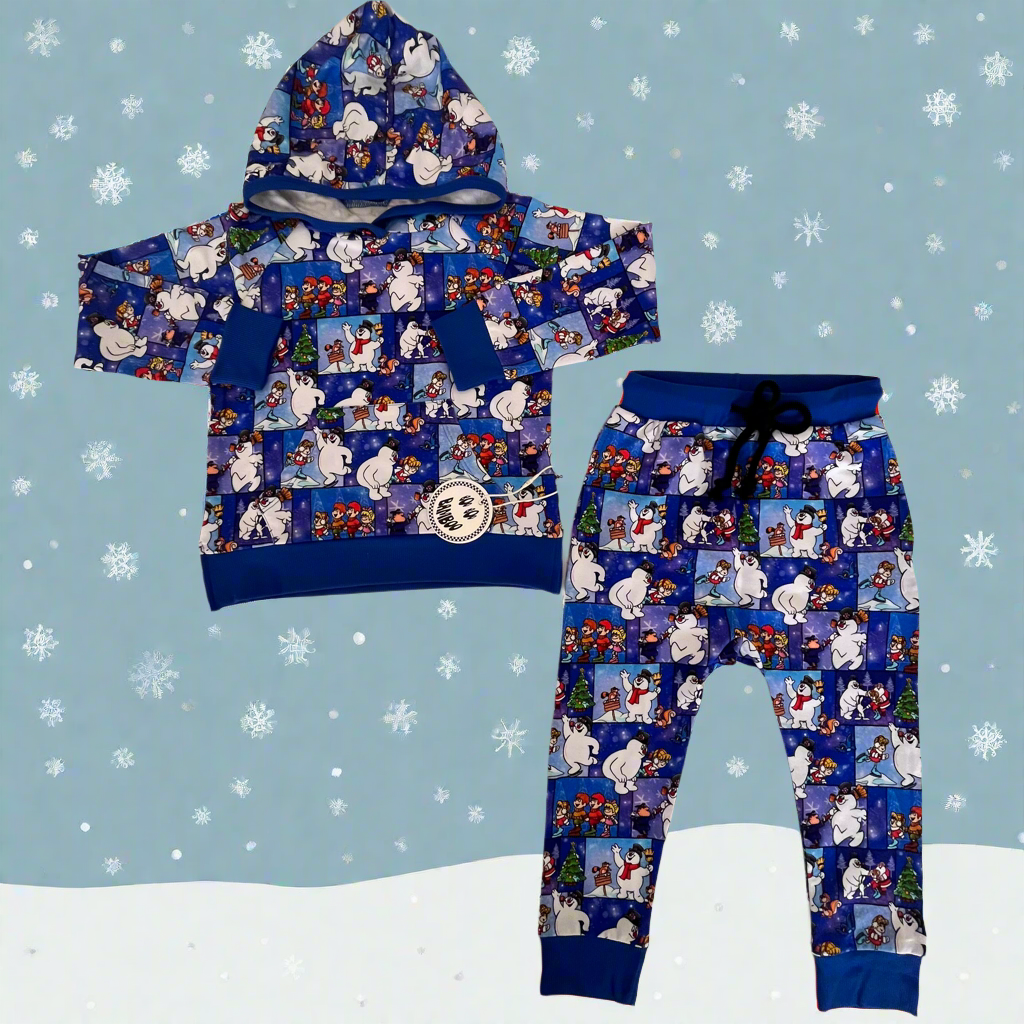 Snow Day French Terry Jogger Set