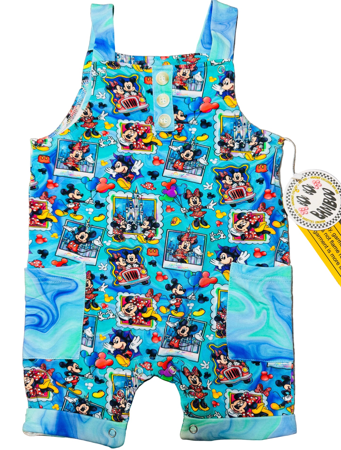Magical Memories French Terry Short Overalls