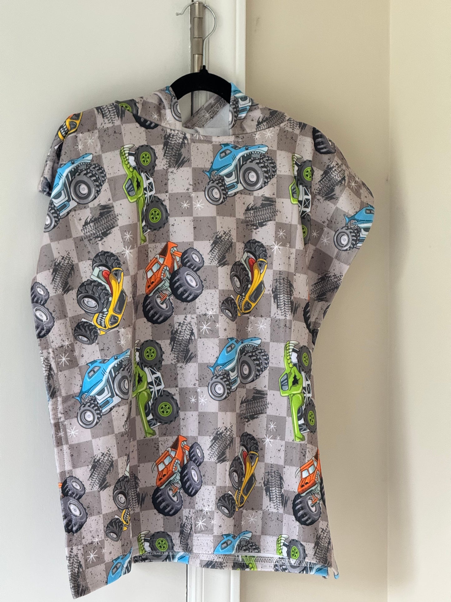 Monster Trucks Hooded Beach Towel
