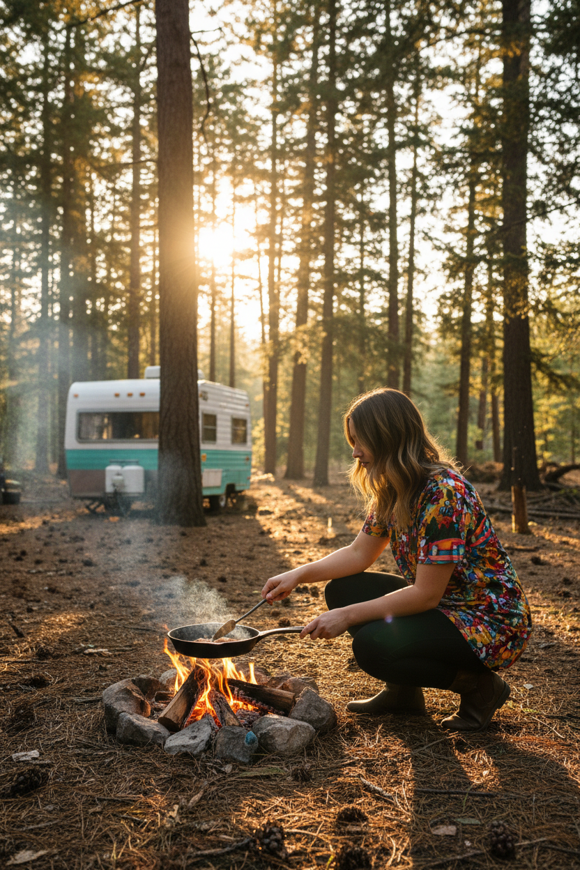 Campfire Friends Adult Tee