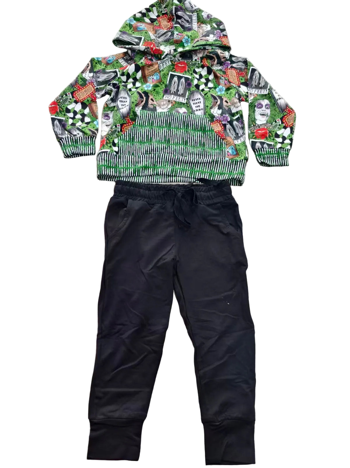 Say It 3 Times French Terry Hooded Jogger Set