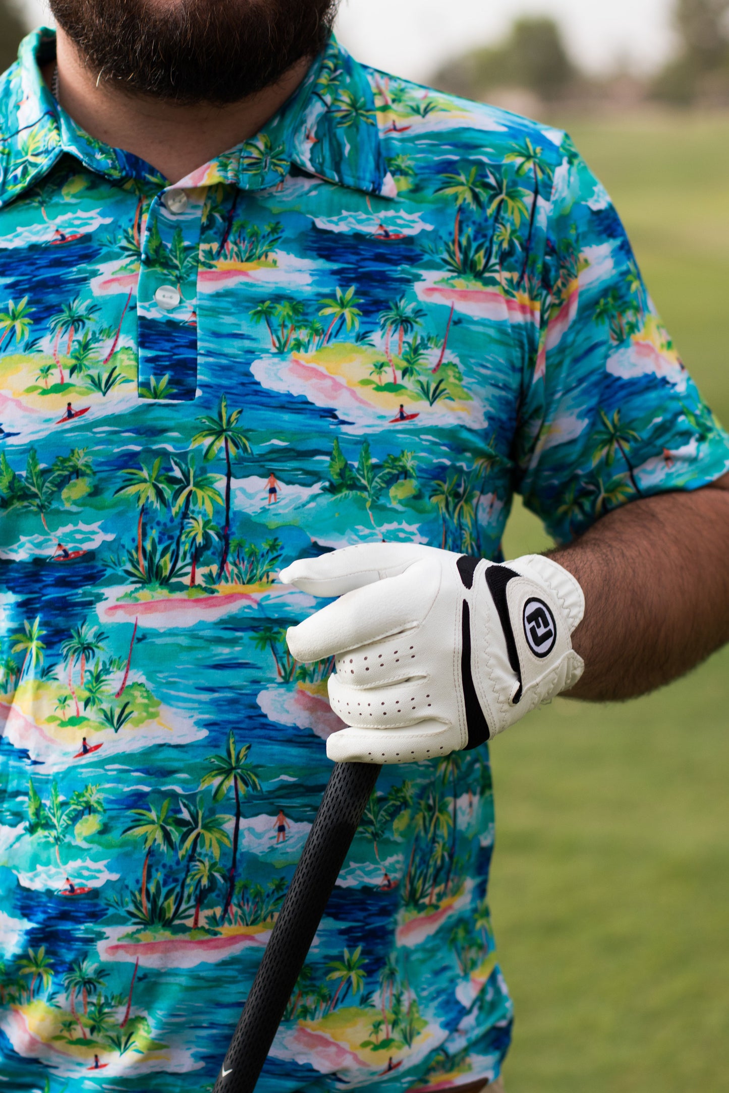 Men’s Teal Beach Polo