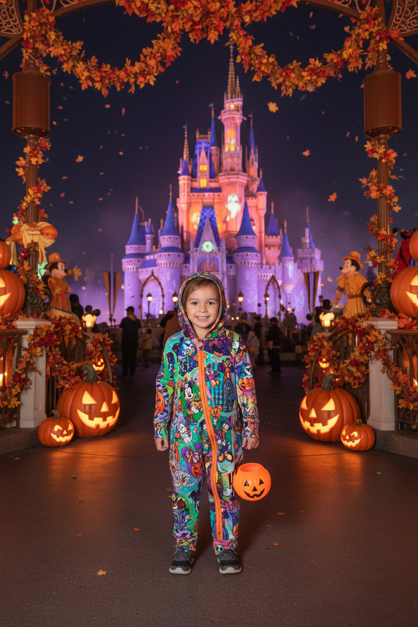Spooktacular Daywear French Terry Hooded Zippy