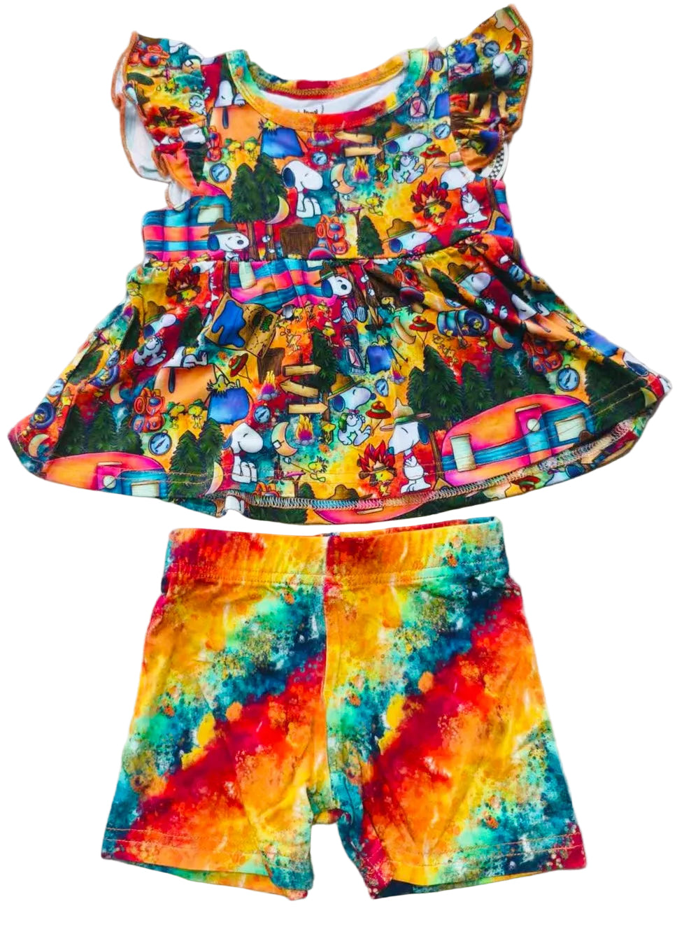 Campfire Friends Peplum Set