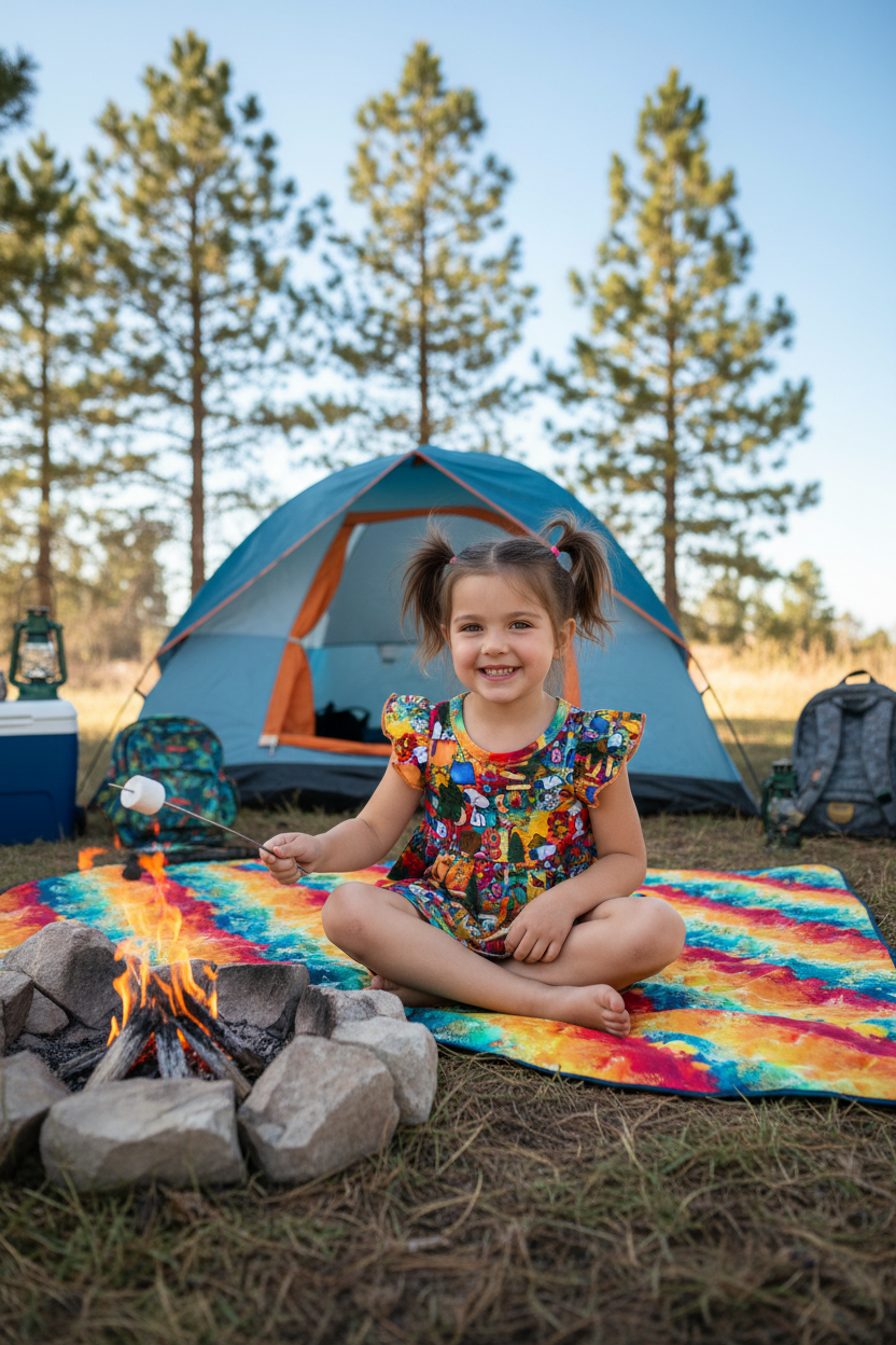 Campfire Friends Peplum Set