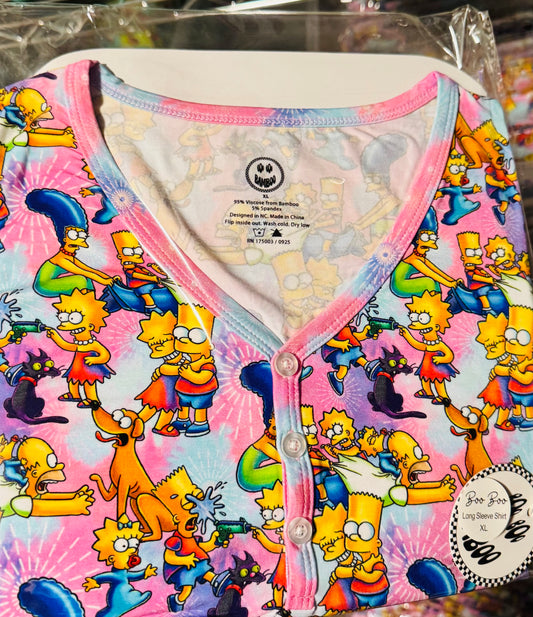 Overstimulated Moms Club Long Sleeve Nightgown