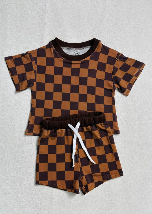 Bougie Baby French Terry Bamboo Short Set