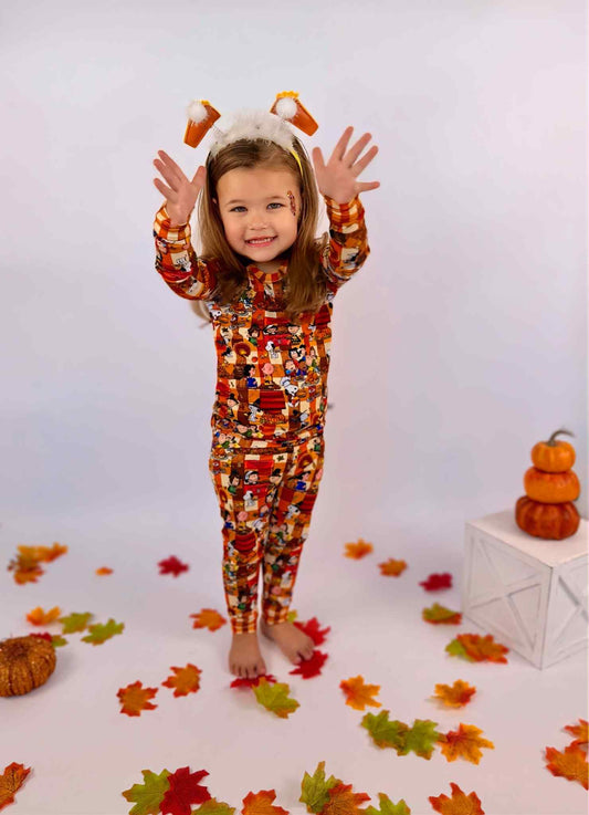 Boo Boo Friendsgiving Pajama Set