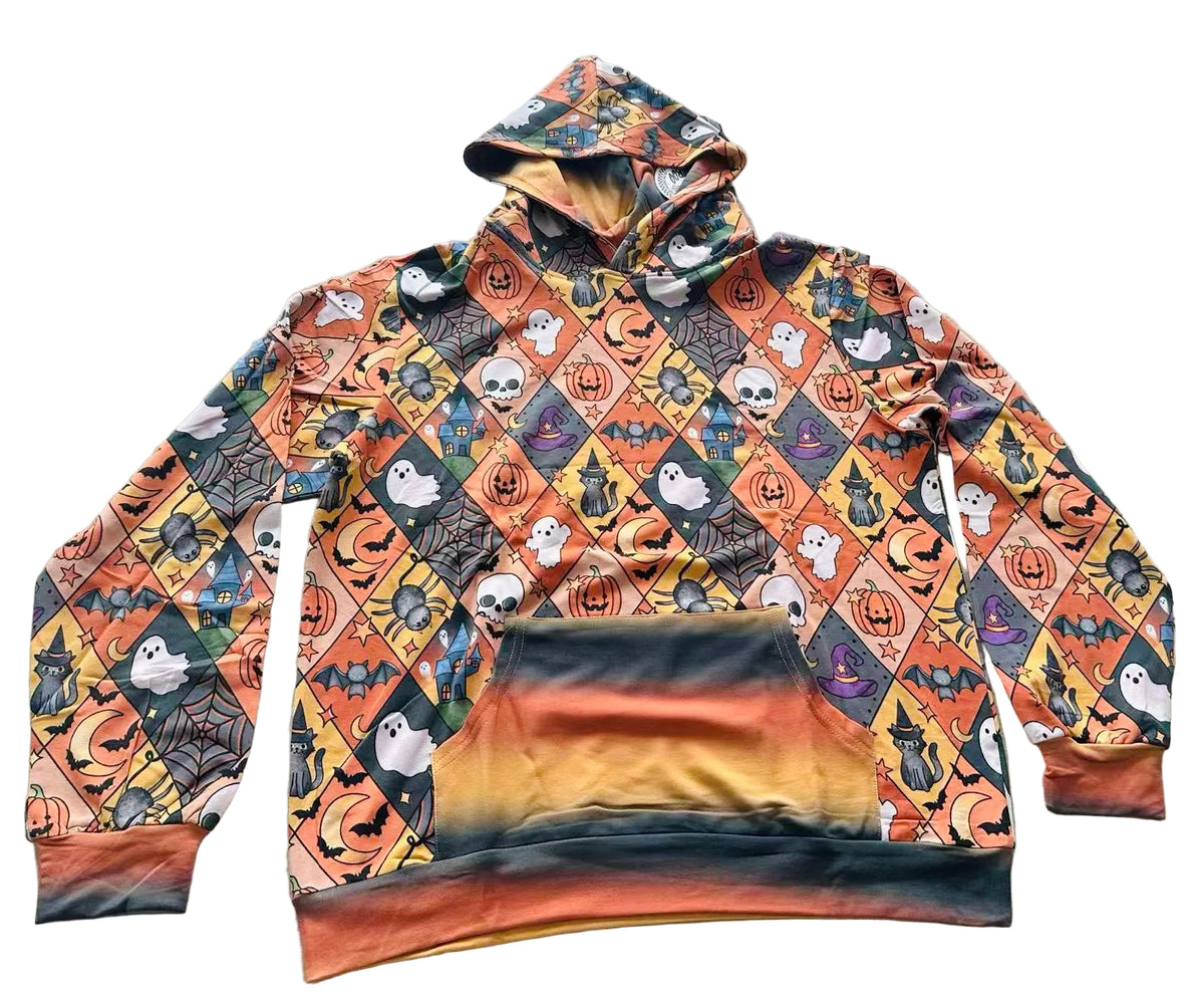 Haunted House Unisex French Terry Hoodie
