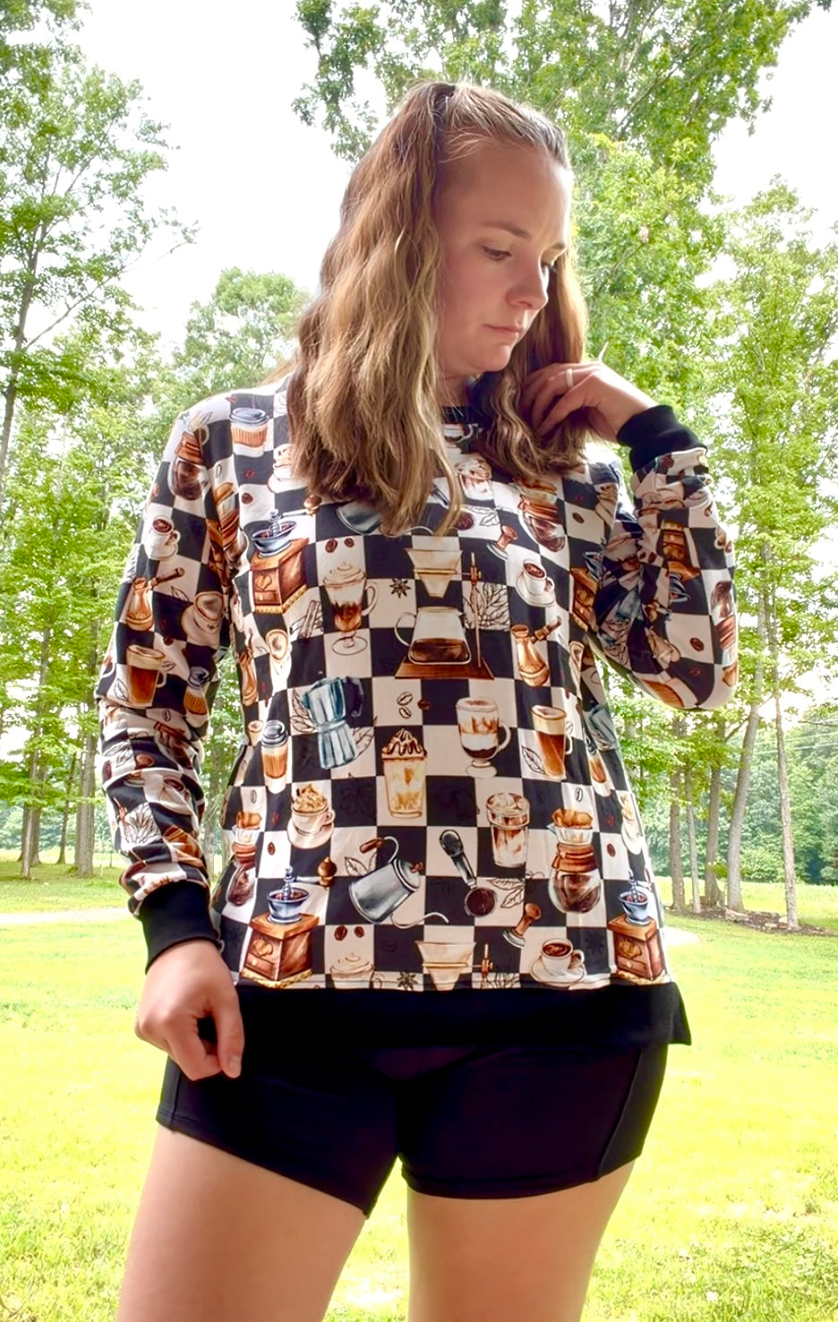 Cozy & Caffeinated Women’s French Terry Crewneck