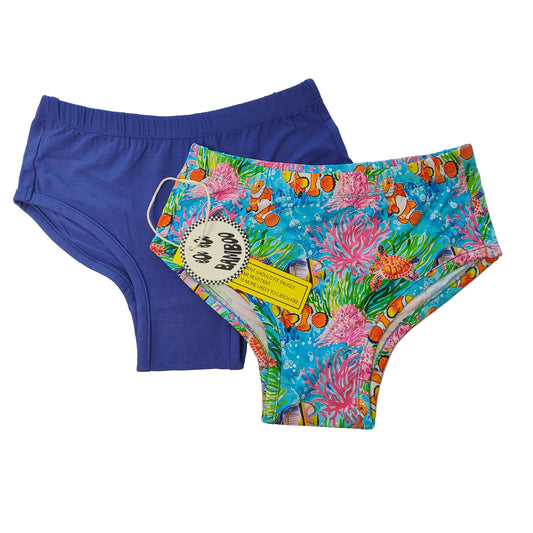 Coral Reef 2pk Girls Underwear