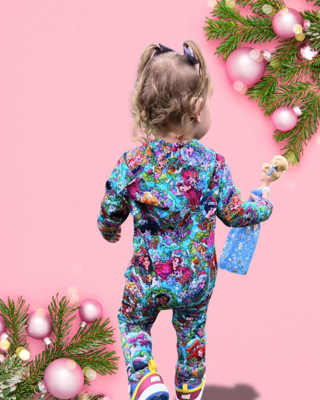 Enchanted Christmas Daywear French Terry Hooded Zippy