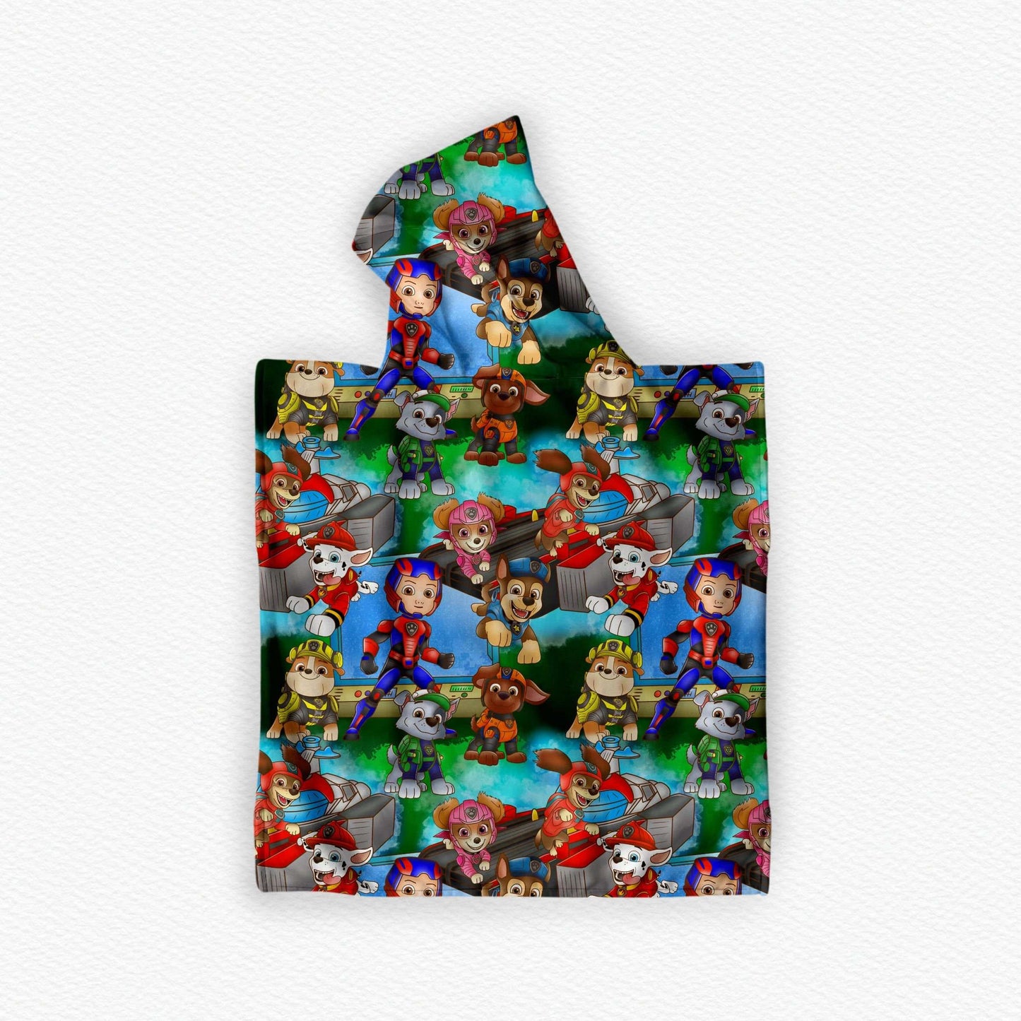 Super Pups Hooded Beach Towel