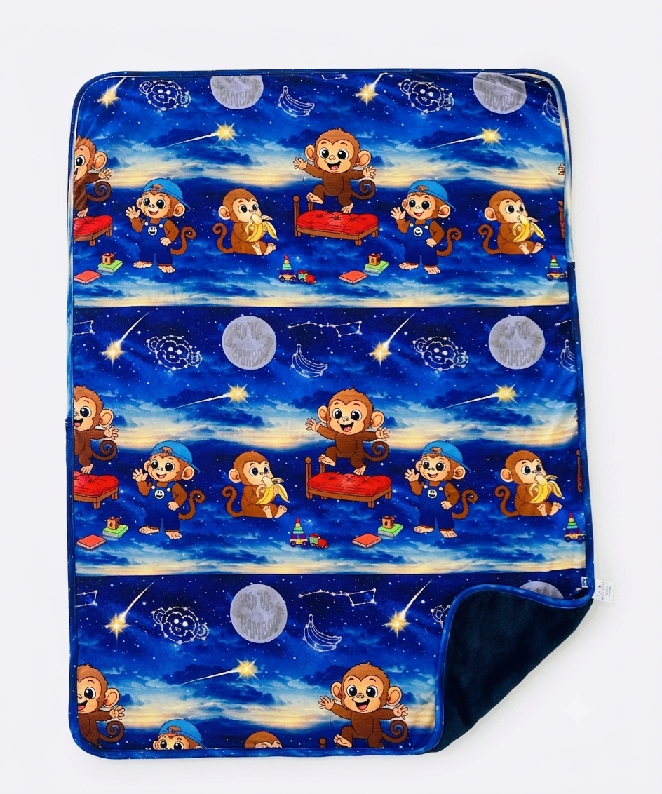 Munkee Boo Boo Bamboo Minky Blanket - 30 x 40