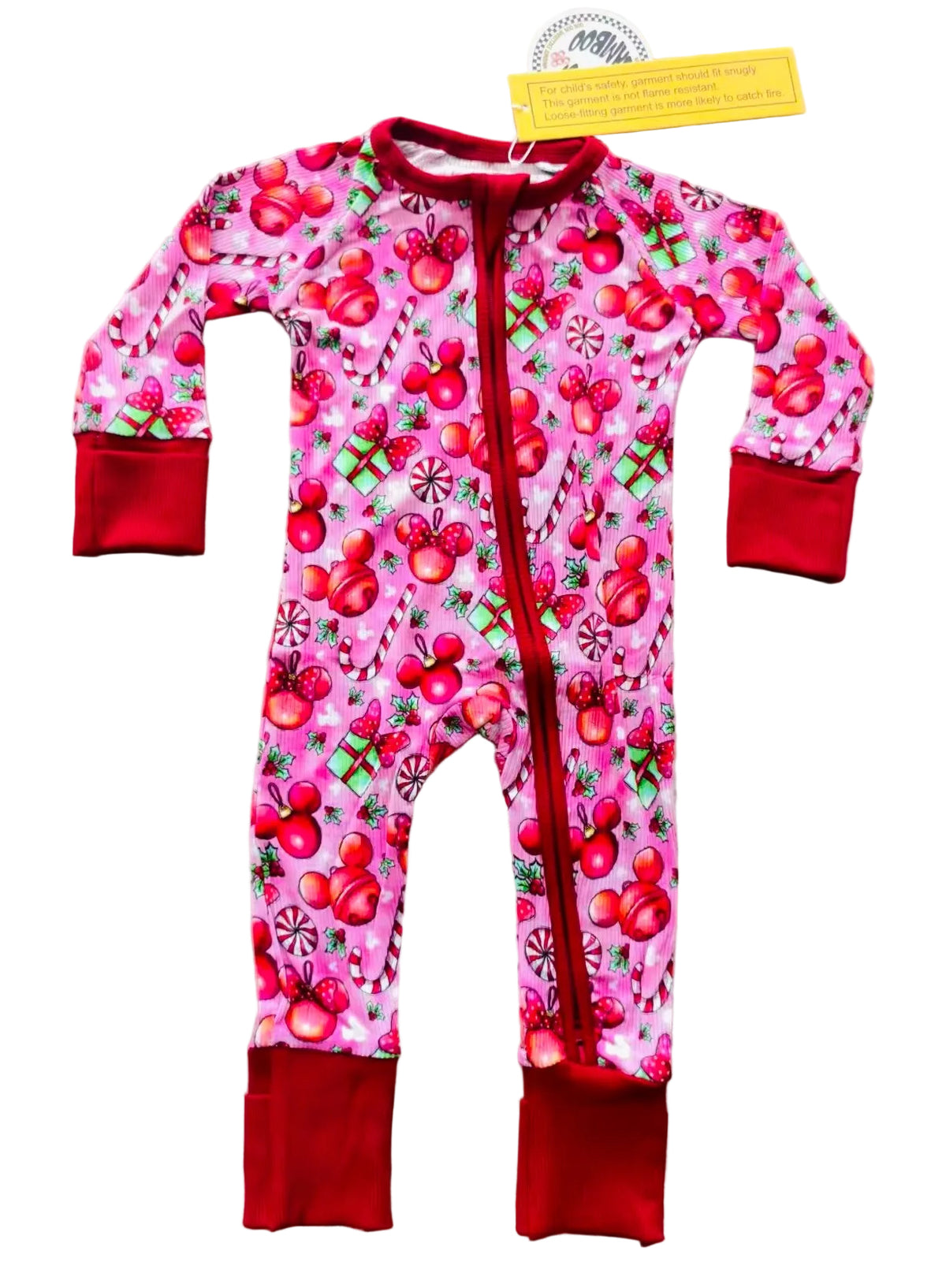 Mistletoe Magic Ribbed Zippy