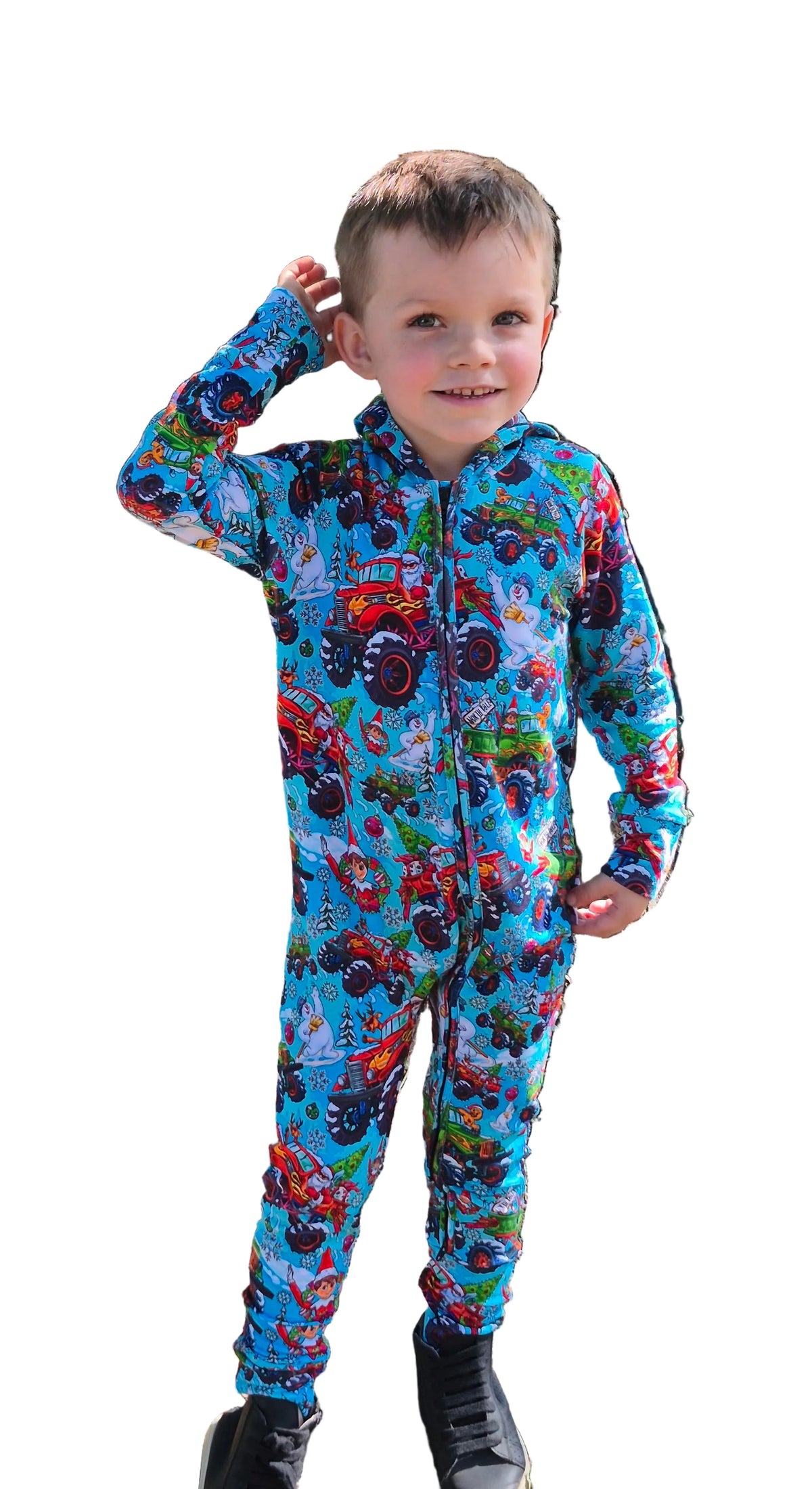 Jingle Jam Daywear French Terry Hooded Zippy