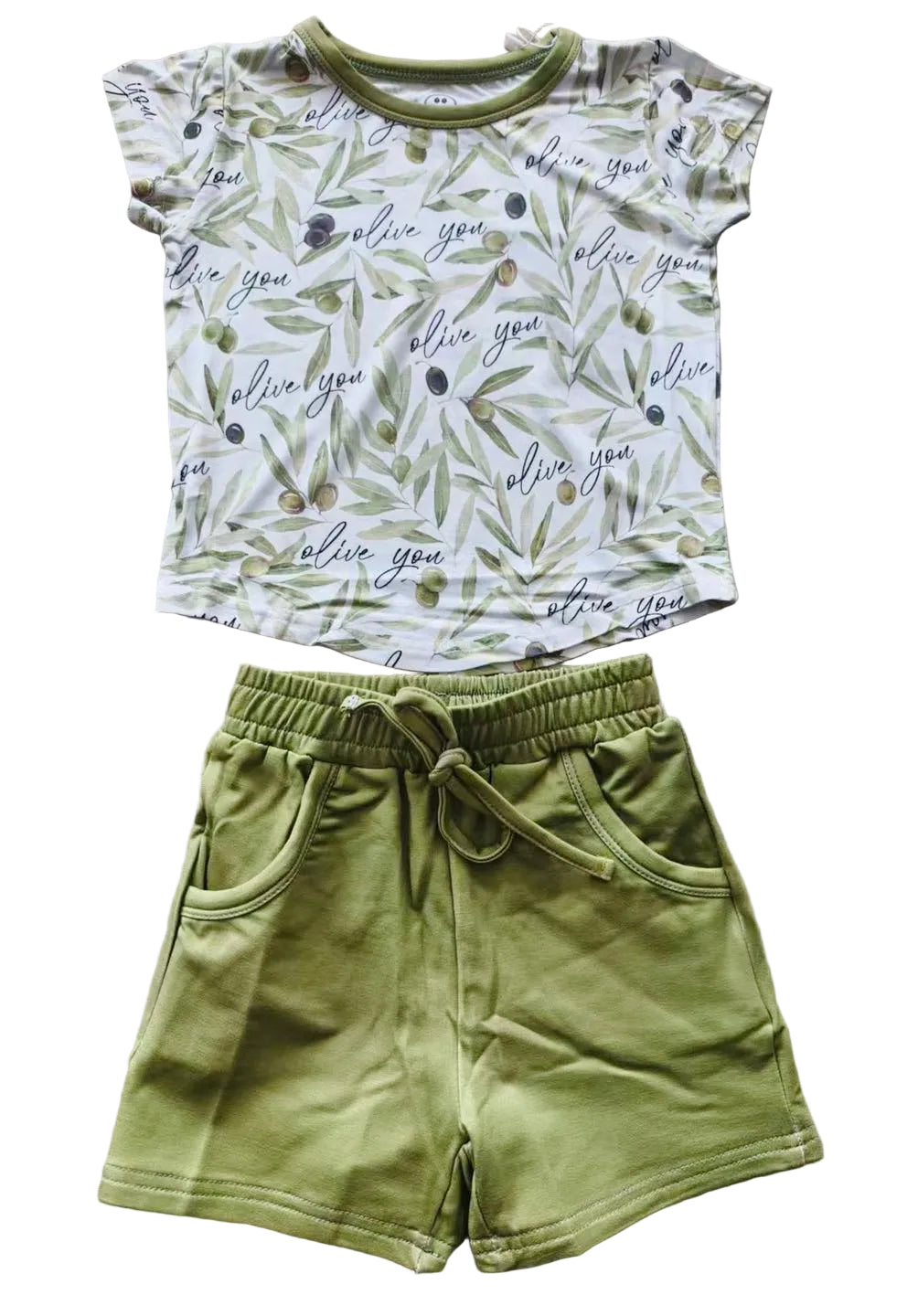 Olive You the Most Short Set
