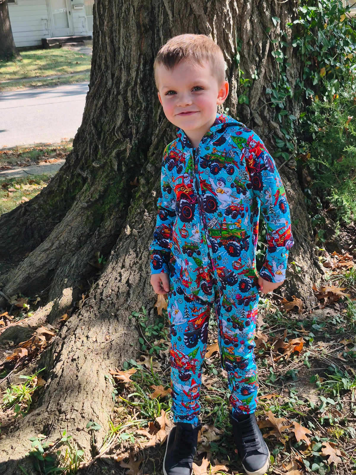 Jingle Jam Daywear French Terry Hooded Zippy