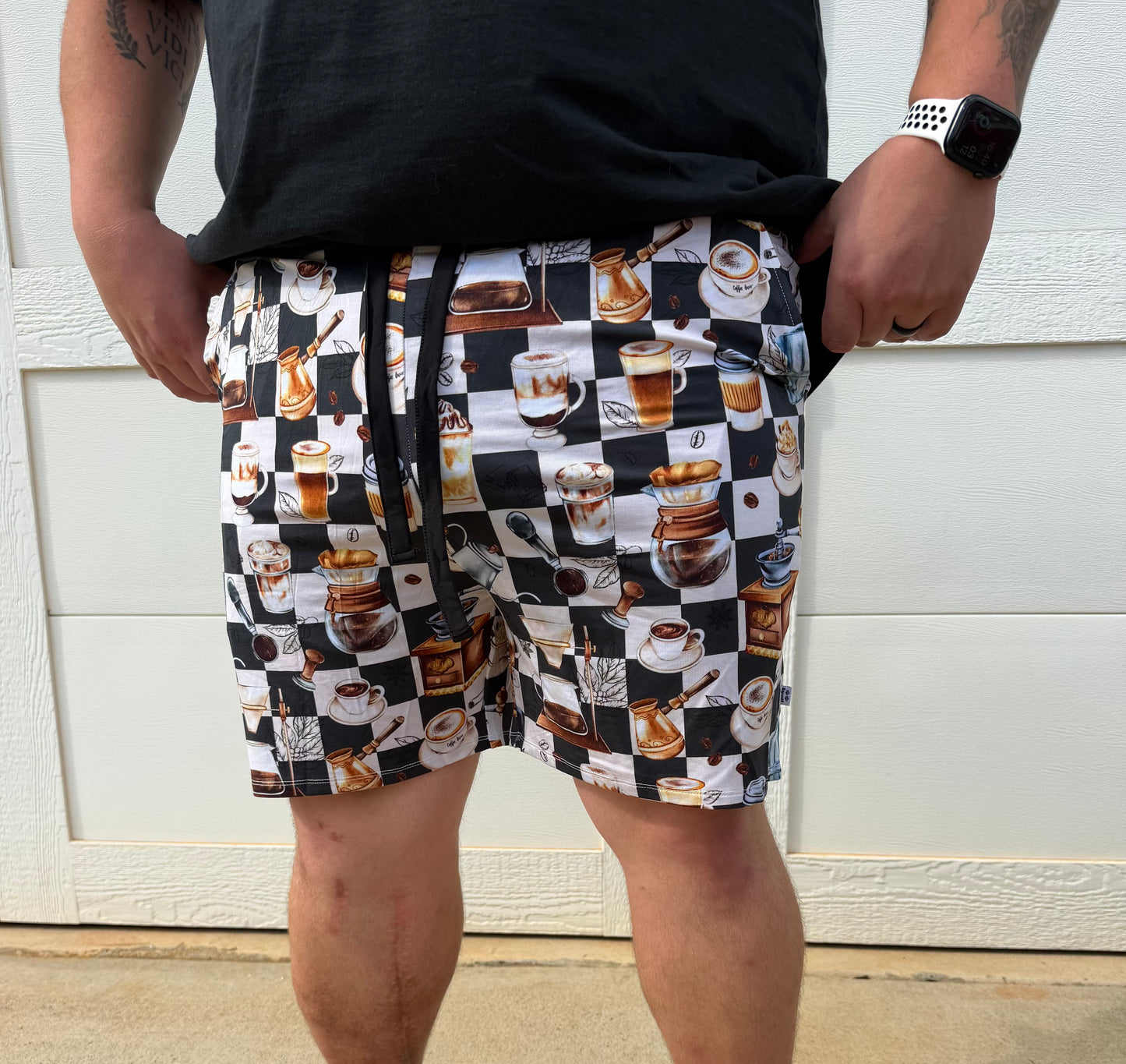 Cozy & Caffeinated Men’s Shorts