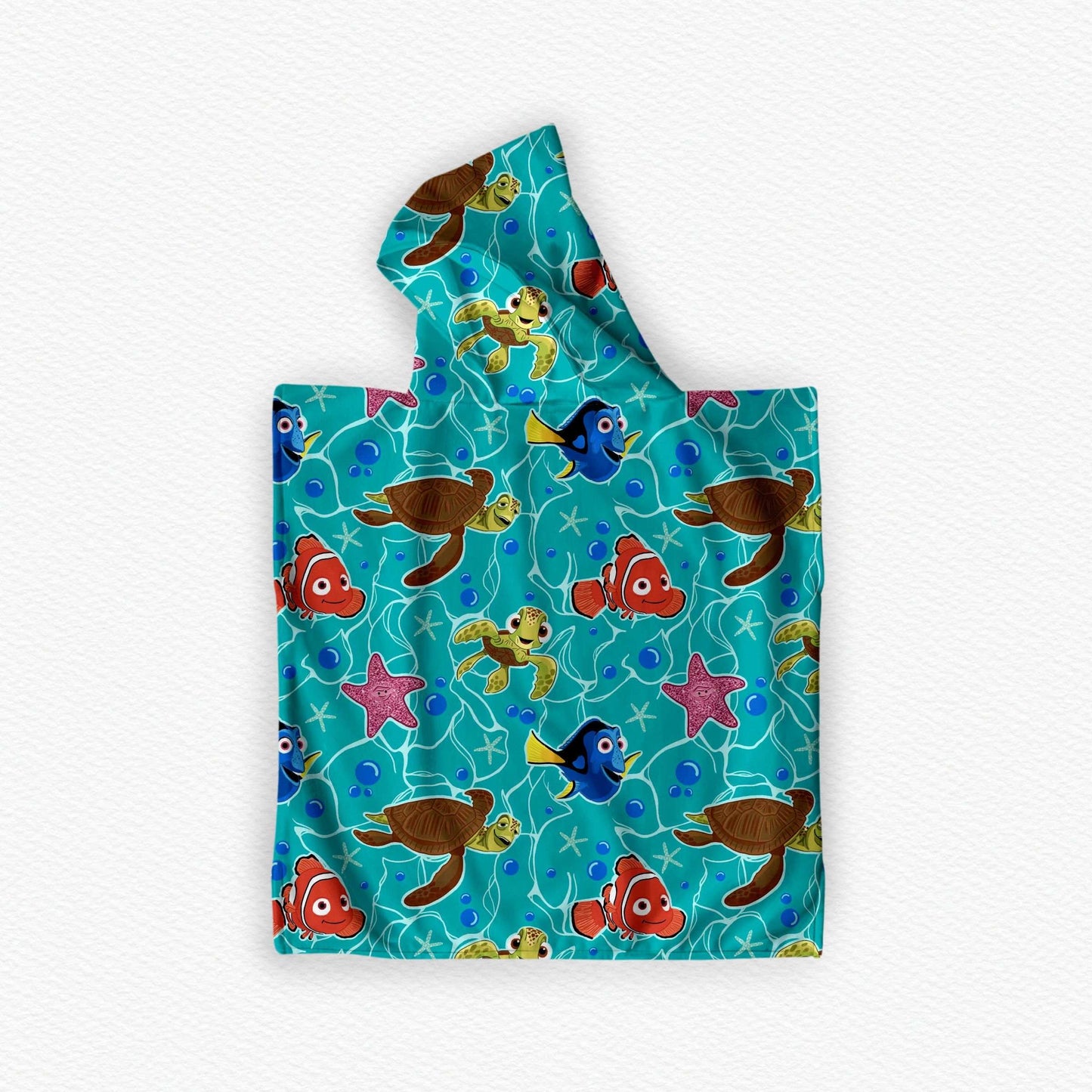 Fish Friends Hooded Beach Towel