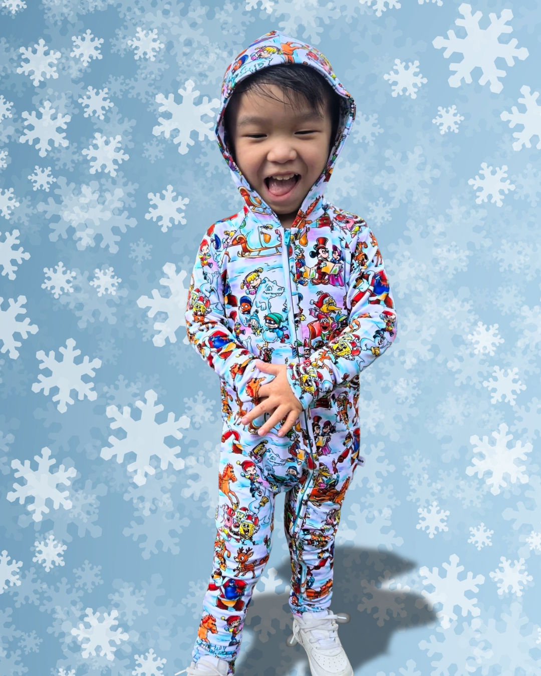 Snow Day Daywear French Terry Hooded Zippy