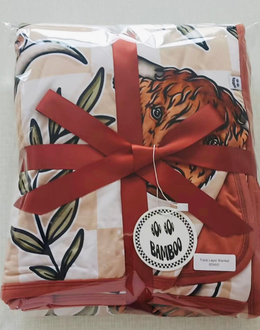Moo Moo Bamboo Blanket - 60x60