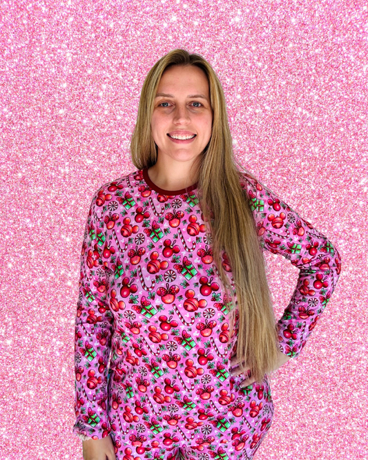 Mistletoe Magic Women’s Ribbed PJ Set