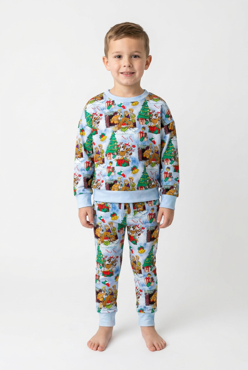 Mystery Christmas French Terry Jogger Set