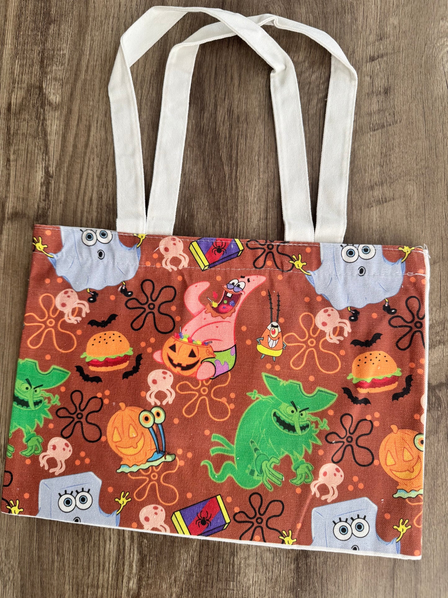 Scary Sponge Children’s Canvas Tote Bag