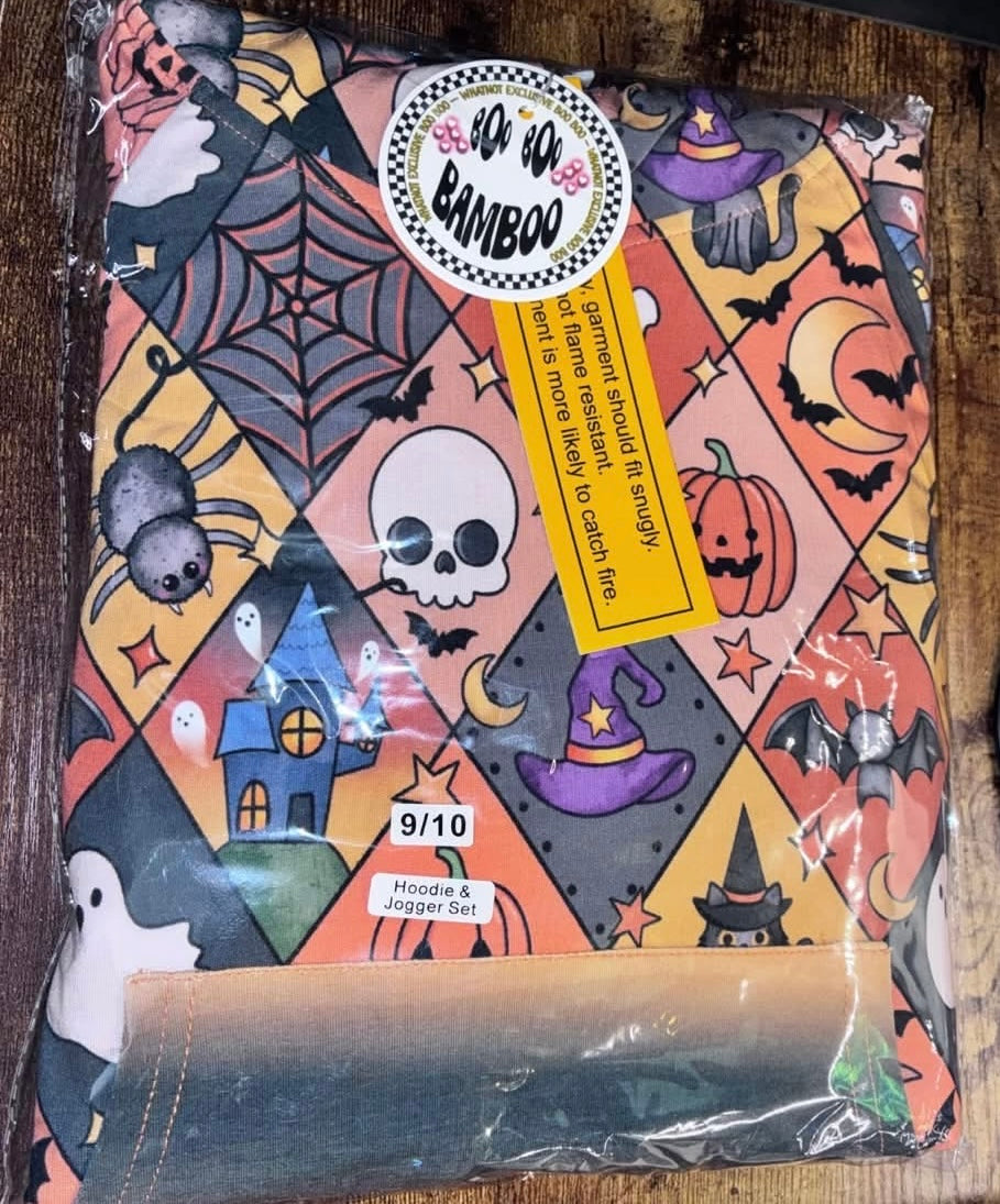 Haunted House French Terry Hooded Jogger Set