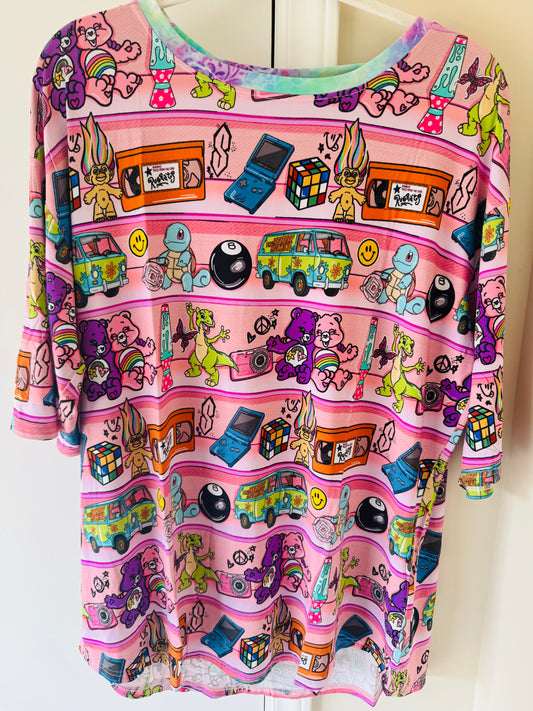 Throwback Toys Adult Tee - size down