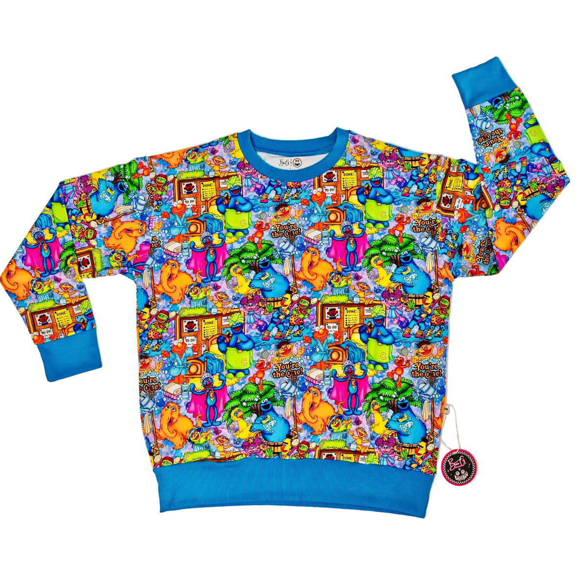 Bubble Street French Terry Crewneck