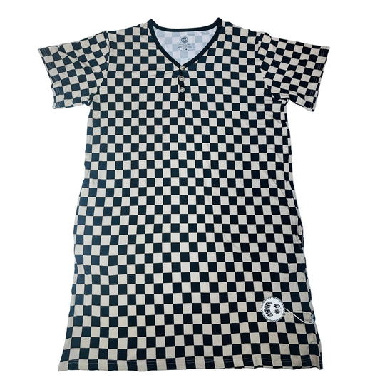 Toasted Checks Ribbed Women’s Nightgown