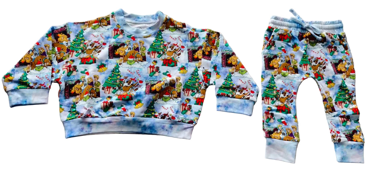 Mystery Christmas French Terry Jogger Set