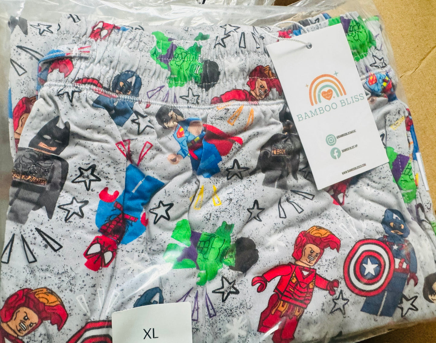 Bamboo Bliss Men’s Lounge Pants - Toy Superheroes