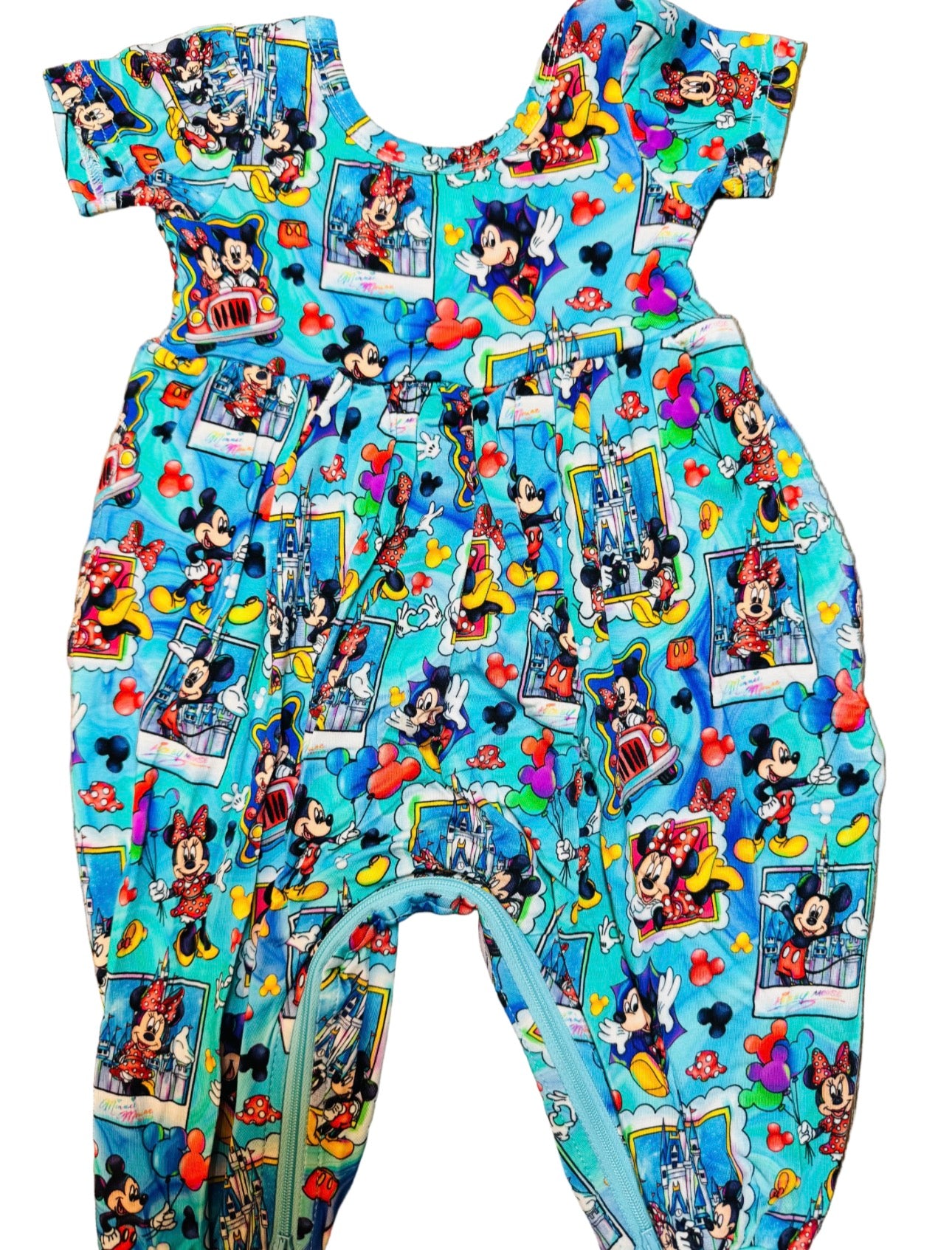 Magical Memories Short Sleeve Bubble Jumpsuit