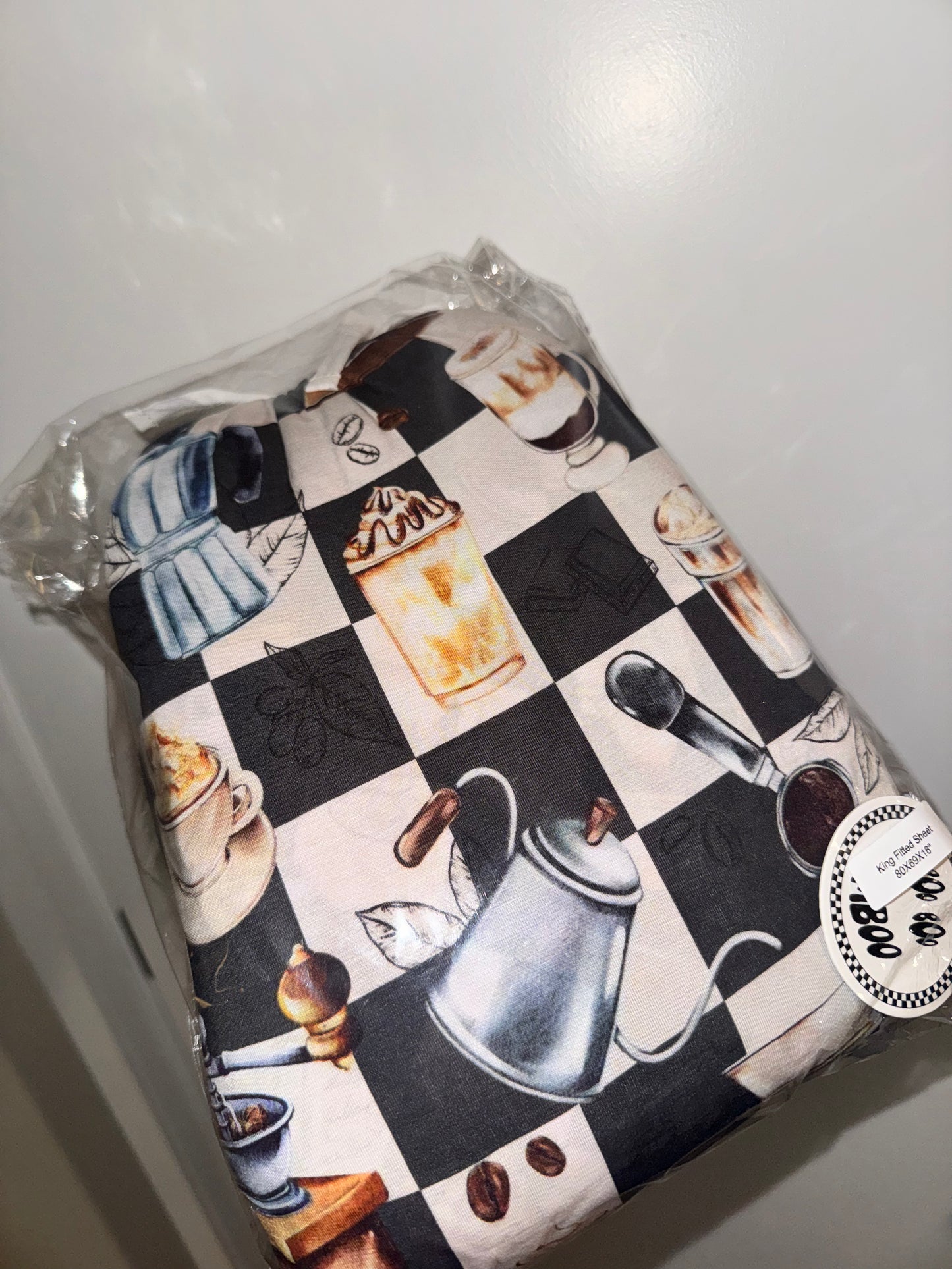 Cozy & Caffeinated King Sheet