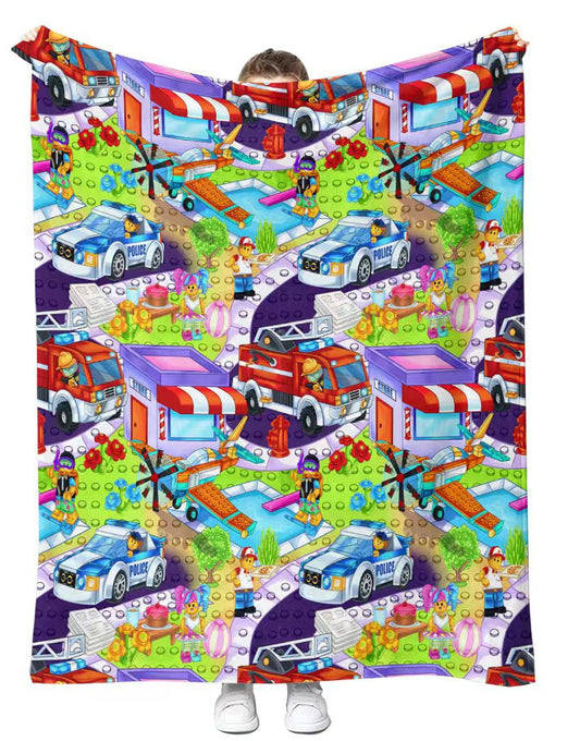 Block Toys Plush Blanket 50x60