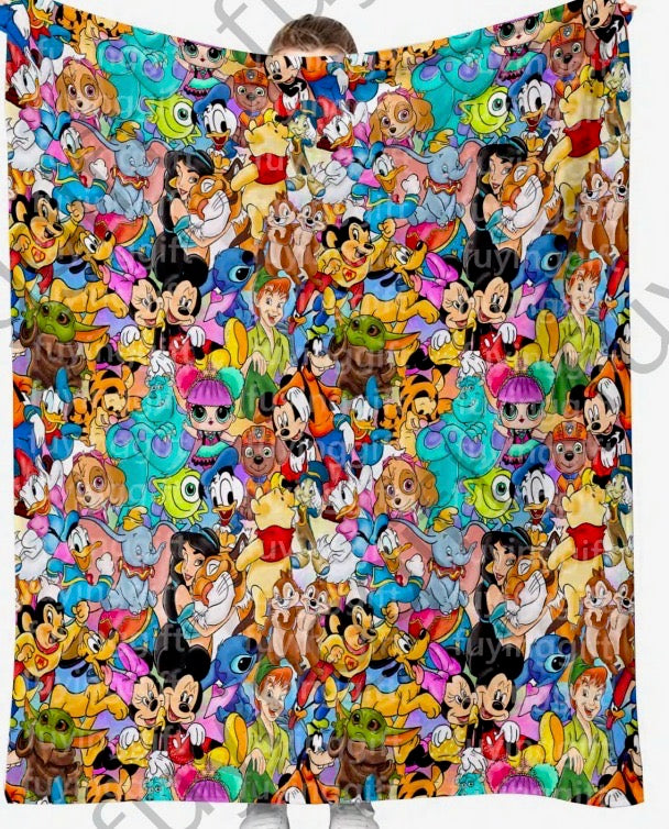 Mash Up Plush Blanket 50x60