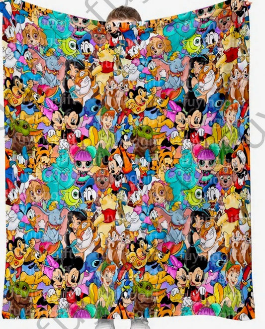 Mash Up Plush Blanket 50x60