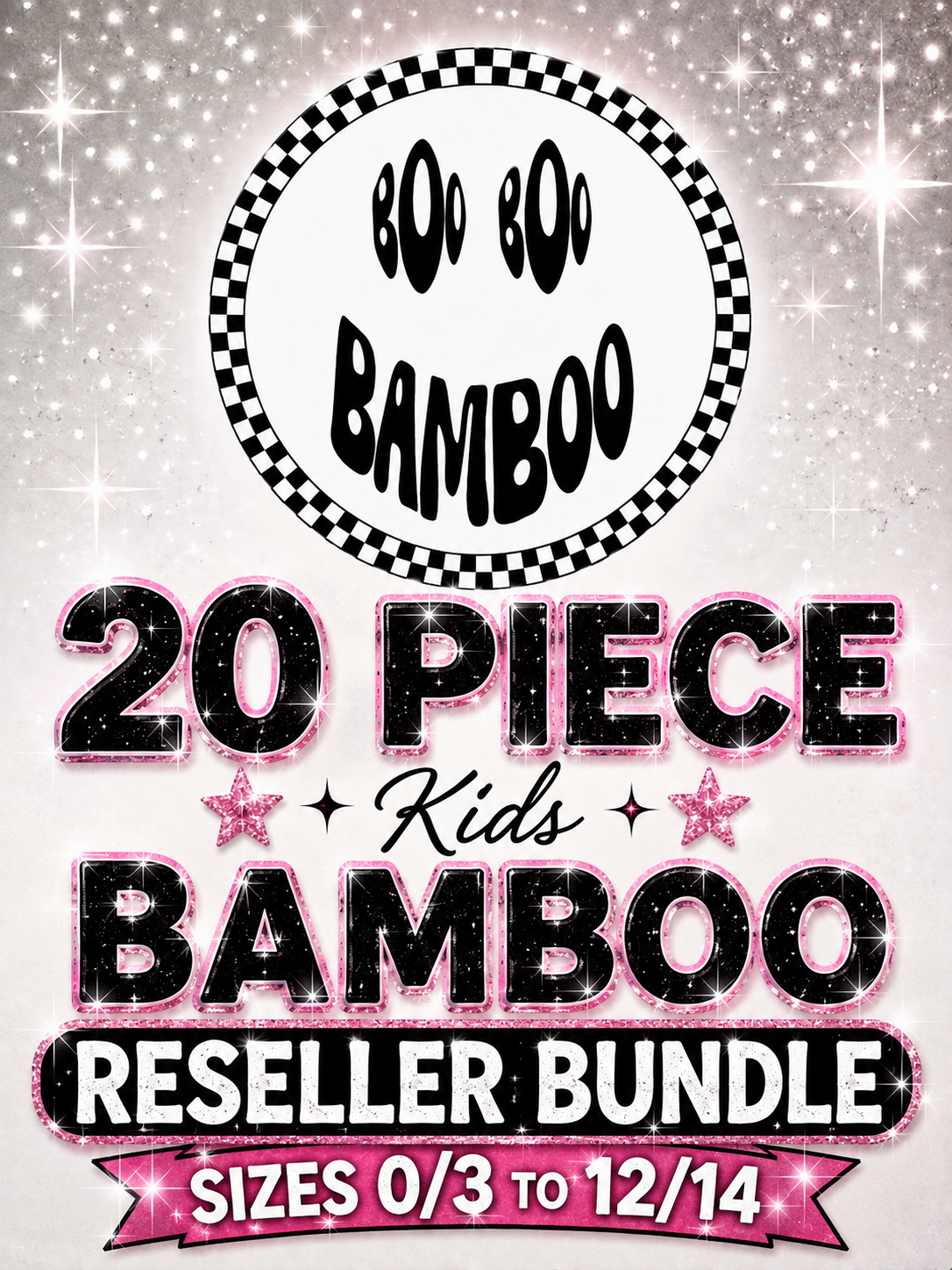 20 Piece Kids Bamboo Reseller Bundle - NO Codes